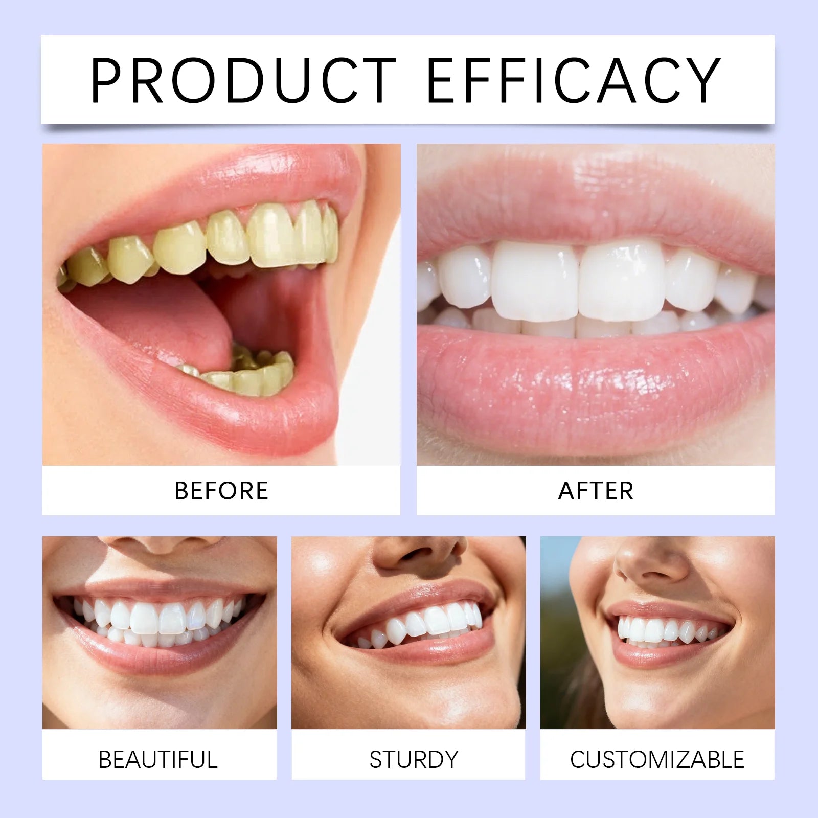 Purple Teeth Whitening Strips for a Brighter Smile - 5