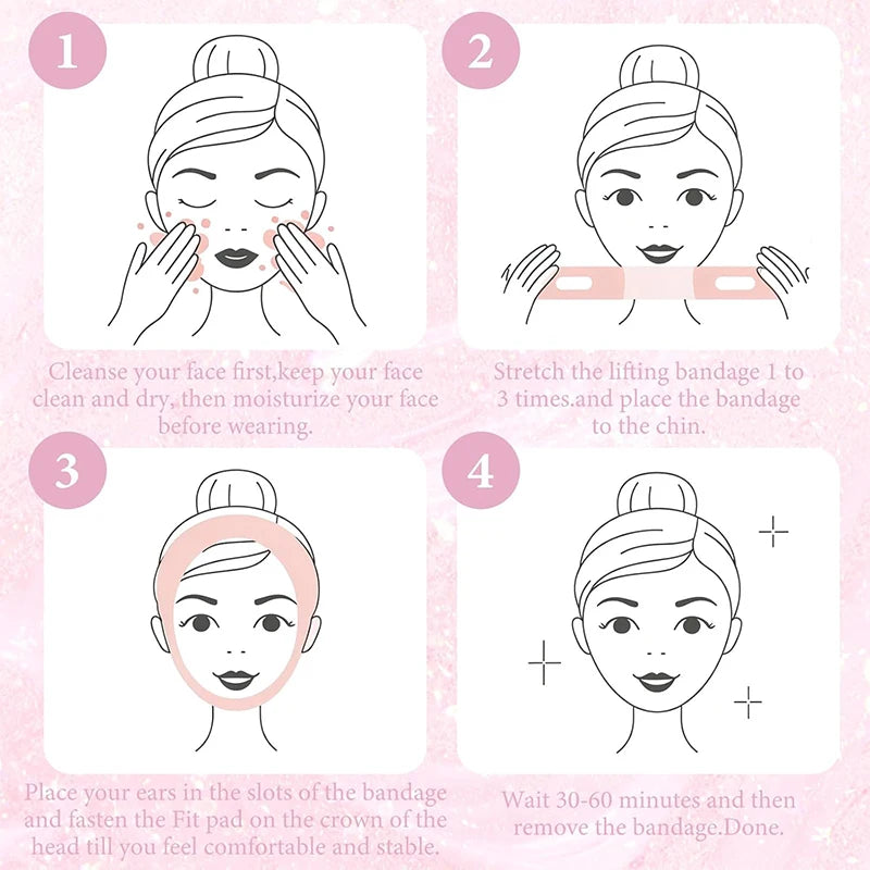 V-Line Face Lifting Slimming Bandage for Double Chin - 12