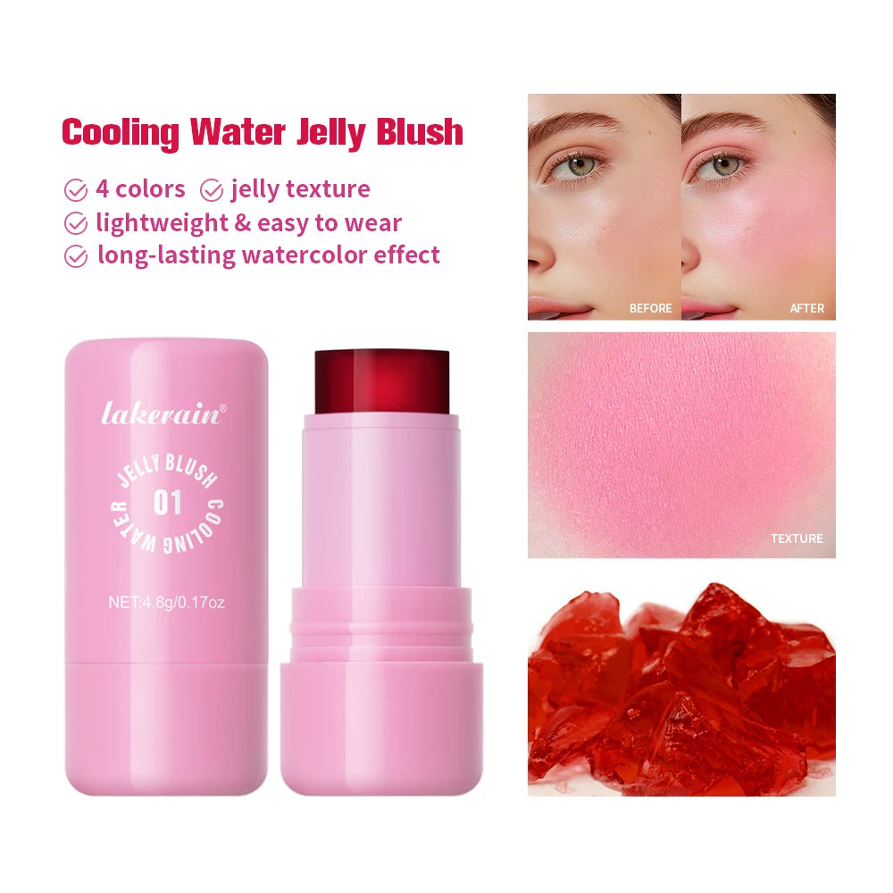 Cooling Water Jelly Tint Stick for Cheeks and Lips
