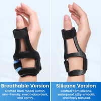 Adjustable Waterproof Silicone Thumb Splint for Pain Relief