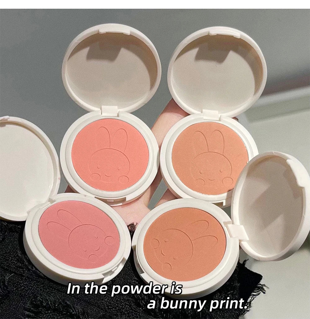 Matte Bunny Blush Palette for Natural Cheek Color - 12