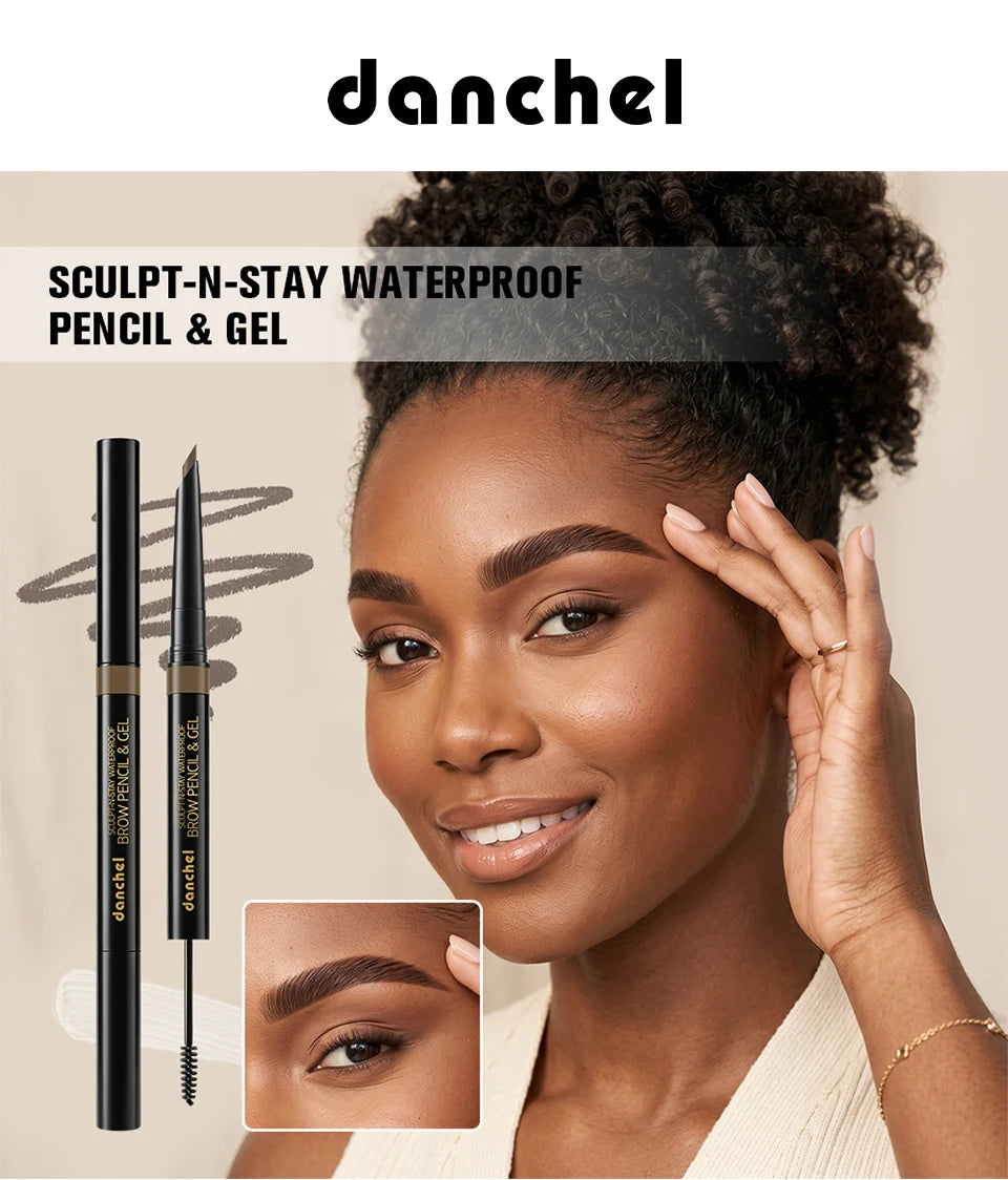 2-in-1 Waterproof Eyebrow Pencil and Sculpting Gel - 7