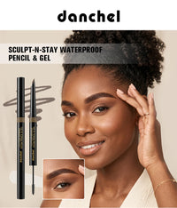 2-in-1 Waterproof Eyebrow Pencil and Sculpting Gel