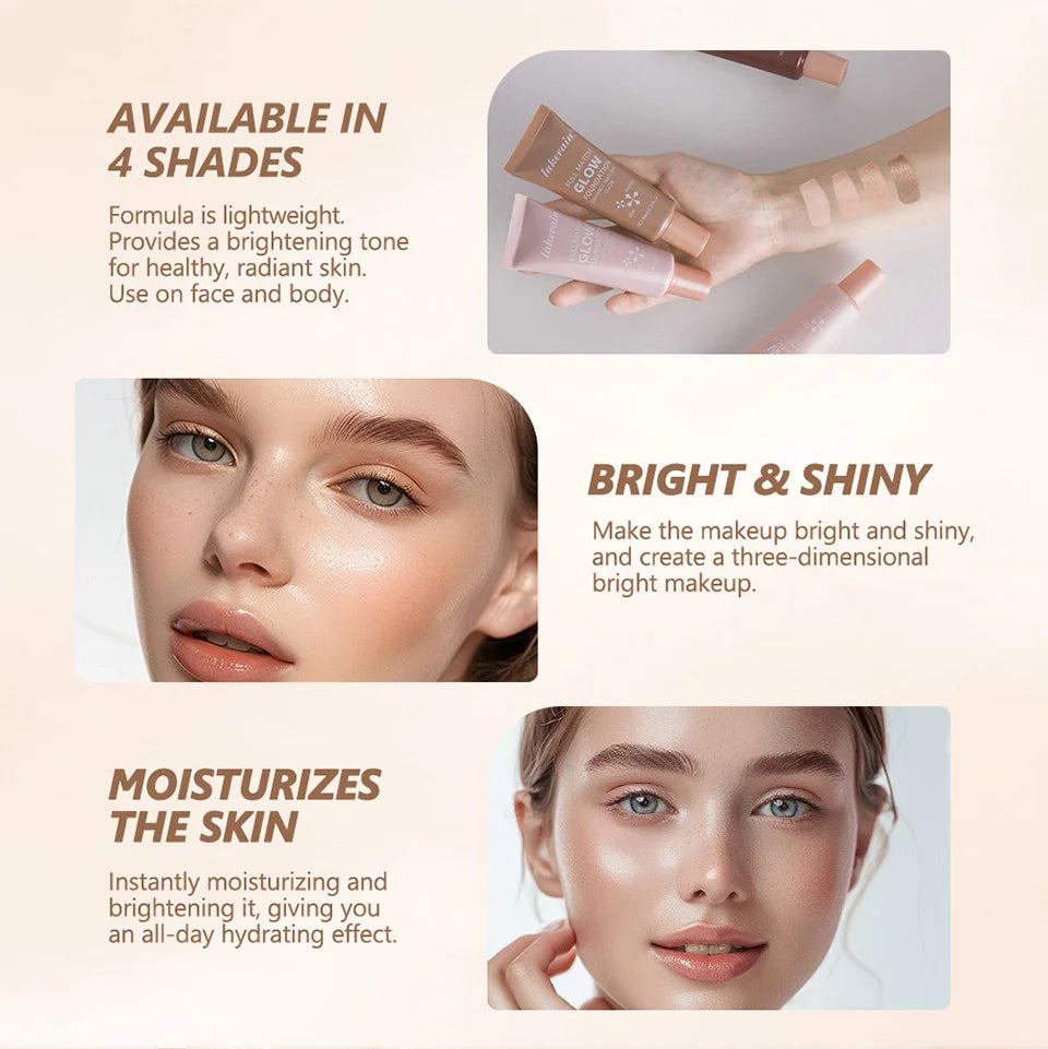 Radiant Liquid Glow Foundation and Highlighter - 9