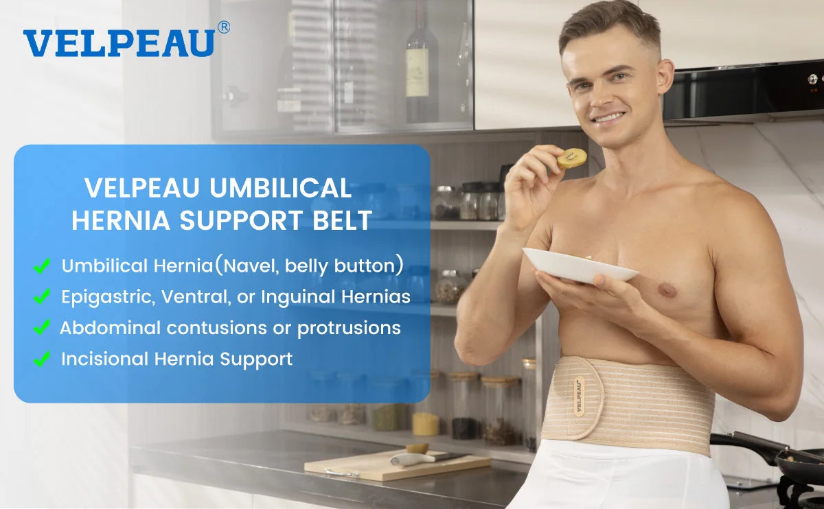 Adjustable Umbilical Hernia Support Belt for Abdominal Pain Relief - 7