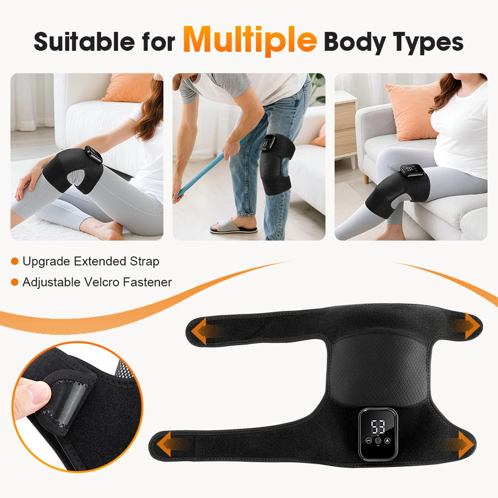 Heated Vibrating Knee Massager for Joint Pain Relief - 10