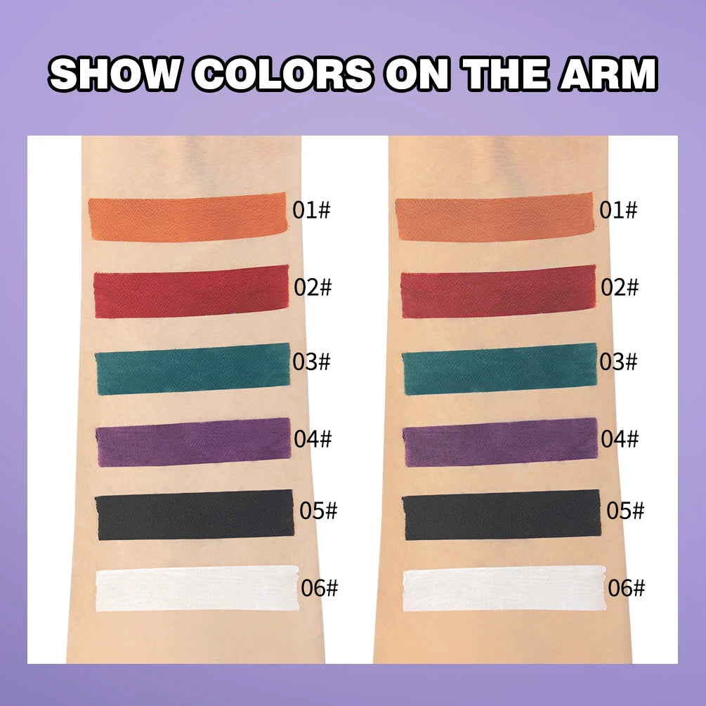 6-Piece Waterproof Velvet Matte Liquid Lipstick Set - 5
