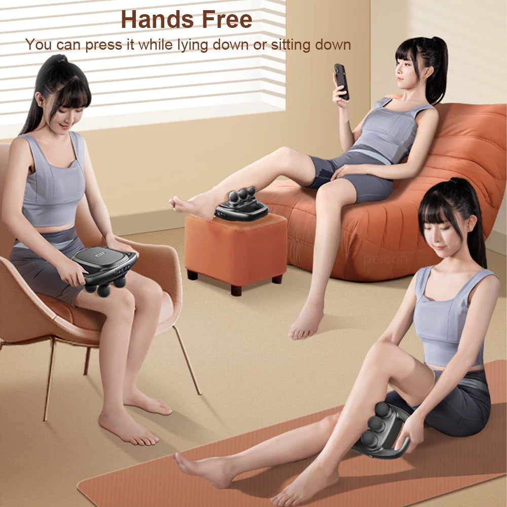 6-Head Deep Tissue Muscle Massage Gun - 6