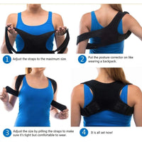 Adjustable Back Posture Corrector for Pain Relief