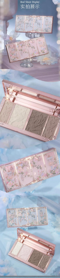 Embossed Face Contouring and Highlighter Palette