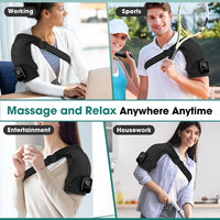 Electric Heated Shoulder Massage Brace with Vibration