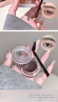 2-in-1 Eyebrow Cream and Gel Set for Defined Brows