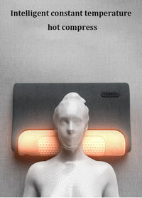 Electric Heated Cervical Neck Traction & Massage Pillow