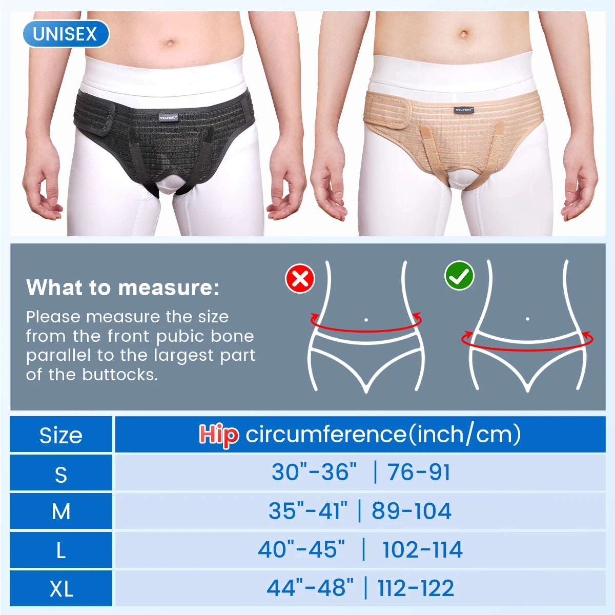 Adjustable Hernia Support Belt for Inguinal and Groin Pain Relief - 6