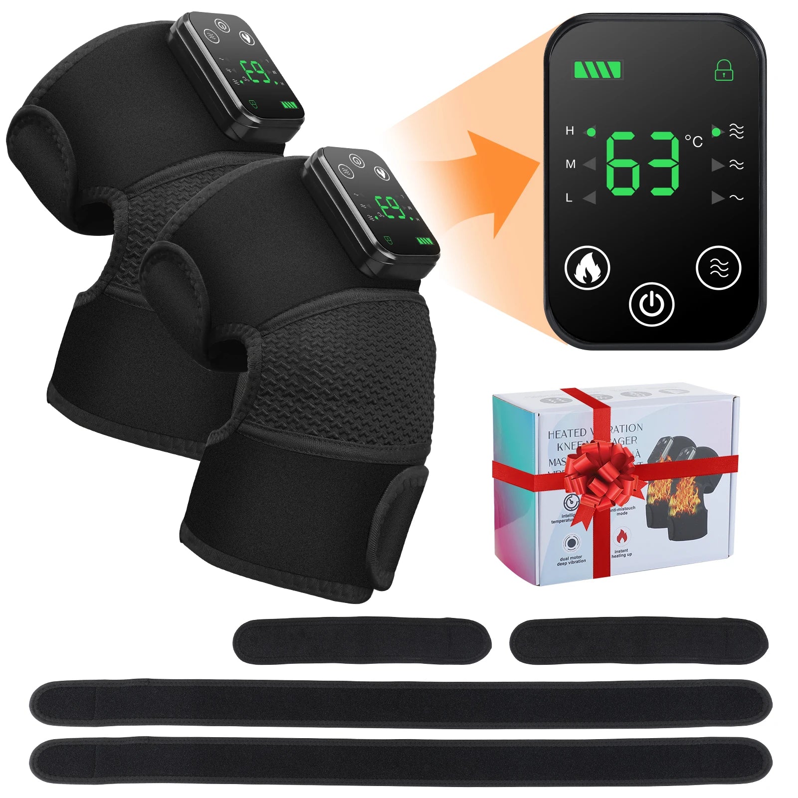 Heated Vibration Massage Shoulder and Joint Wrap - 25