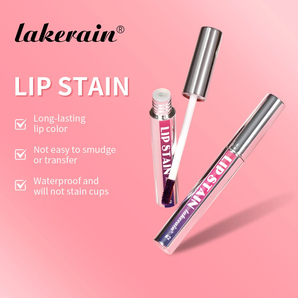 3-Piece Waterproof Peel-Off Lip Stain Set - 4