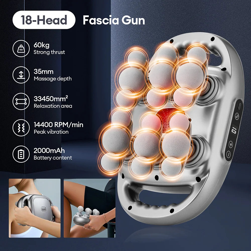 42-Head Electric Muscle Recovery Massage Gun - 27