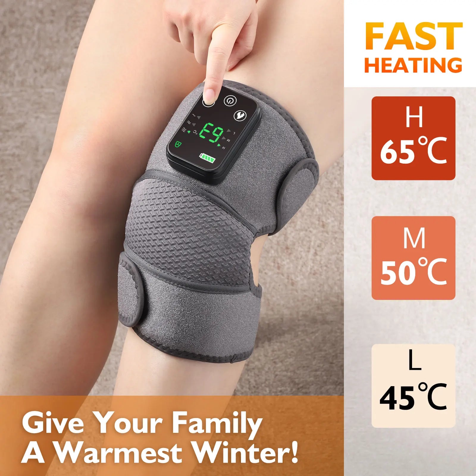 Heated Vibration Knee and Joint Massager - 4
