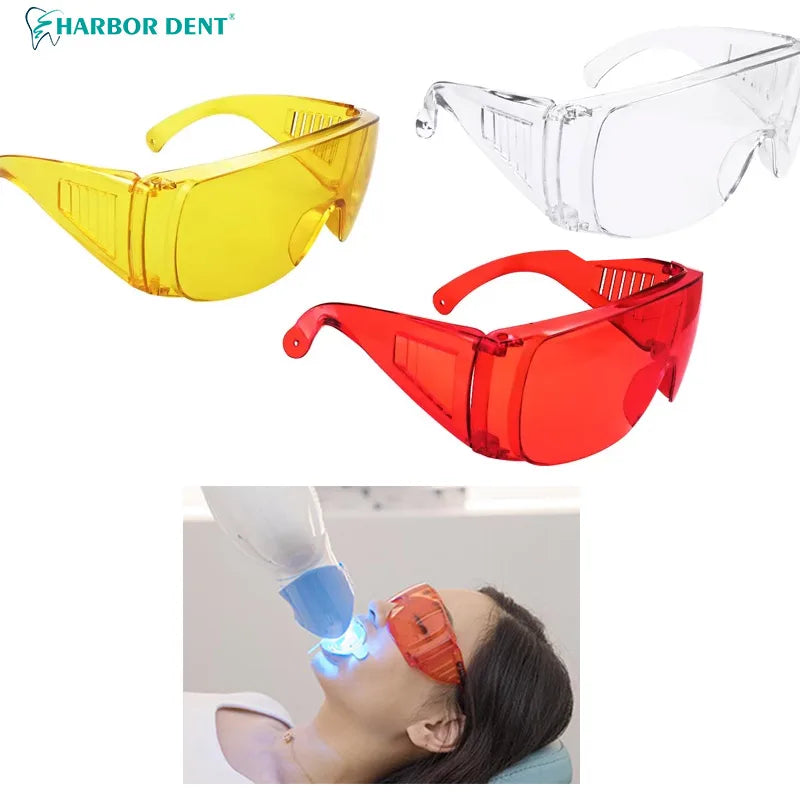 Protective Dental Eye Goggles for UV Light and Teeth Whitening
