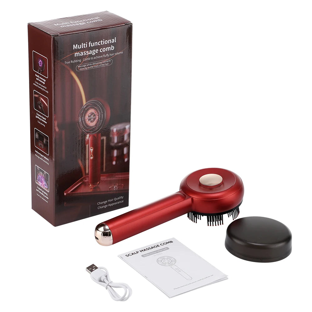 Electric Scalp Massager and Hair Growth Serum Applicator - 25