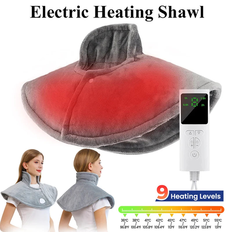 Electric Heated Neck and Shoulder Heating Shawl - 1