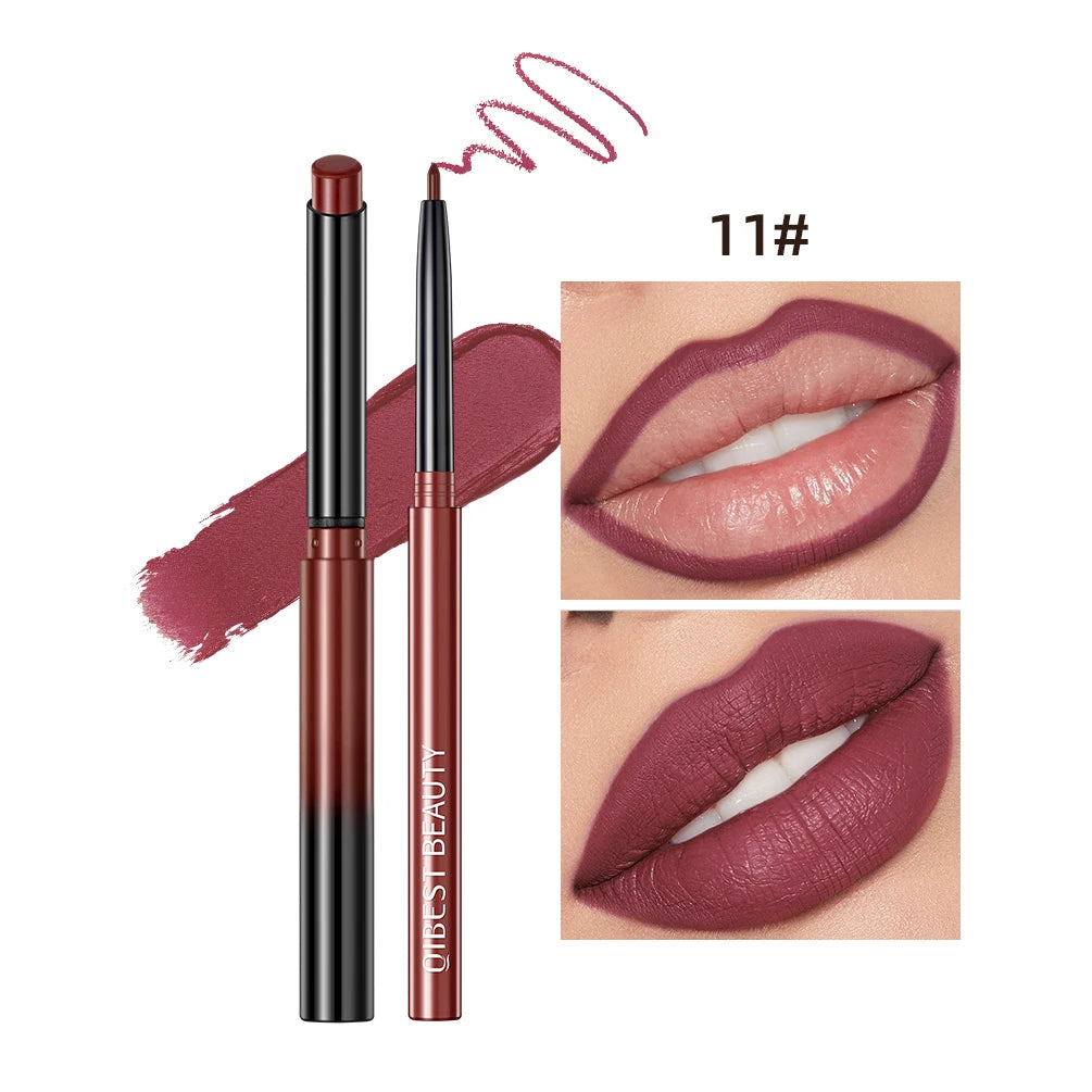 Matte Lipstick and Lip Liner Duo Set - 25