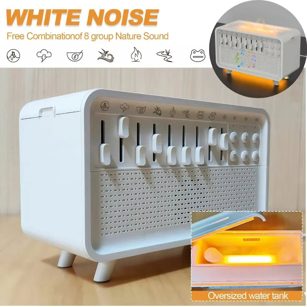 4-in-1 Sleep Sound Machine, Humidifier and Bluetooth Speaker - 1