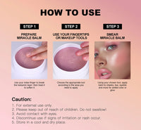 Multi-Purpose Cream Glow Balm for Cheeks, Lips and Eyes