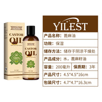 Pure Castor Oil for Hair Growth and Eyelash Conditioning