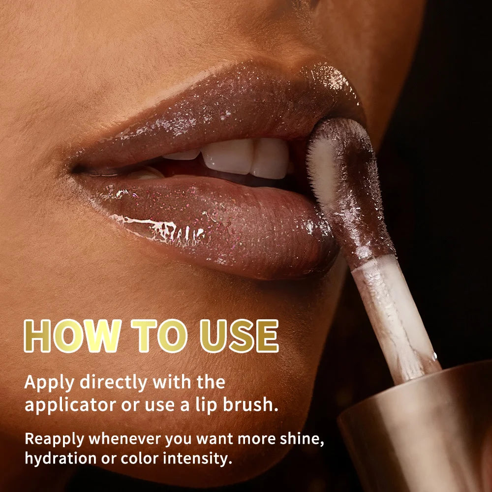 Deep Moisturizing Chocolate Shimmer Lip Gloss - 3