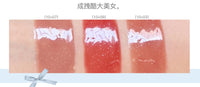 10-Color Jelly Lip Gloss Palette with Bow Design