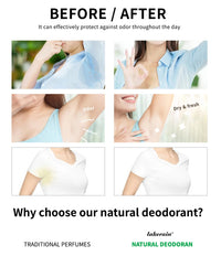 Long-Lasting Natural Solid Deodorant Stick for Fresh Underarms