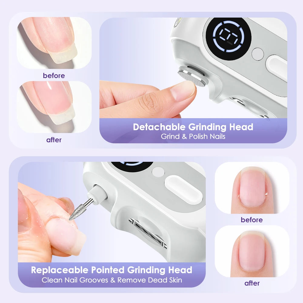4-in-1 Automatic Electric Nail Trimmer and Manicure Tool - 3