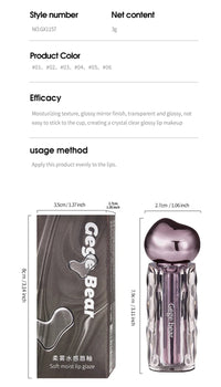 Hydrating Moisturizing Lip Gloss for Soft and Plump Lips