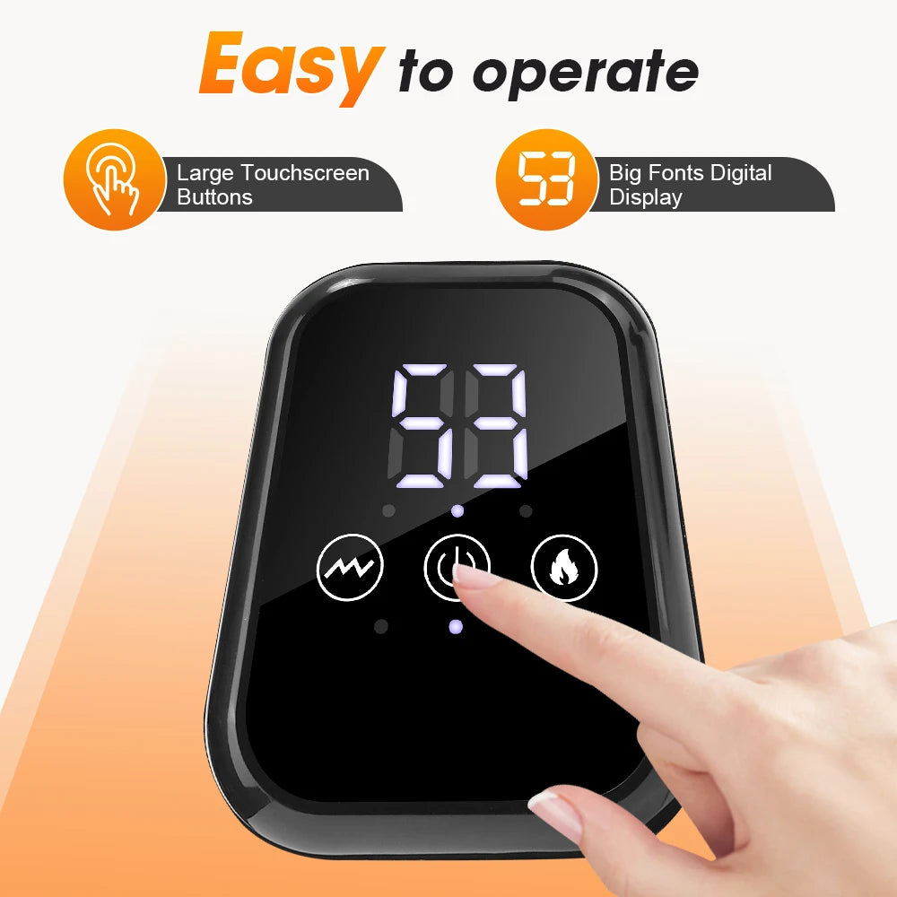 Heated Vibrating Knee Massager for Joint Pain Relief - 9