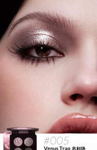 4-Color Shimmer Glitter Eyeshadow Palette