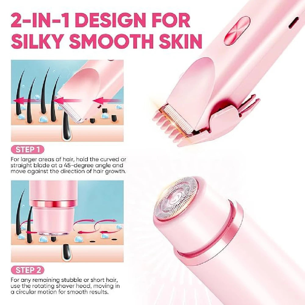 2-in-1 Waterproof Electric Bikini and Body Trimmer - 25