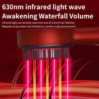 Infrared Red Light Therapy Hair Growth Scalp Massager Comb