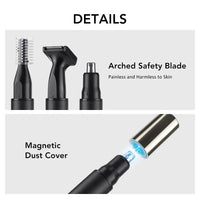 3-in-1 Electric Nose, Ear, and Facial Hair Trimmer
