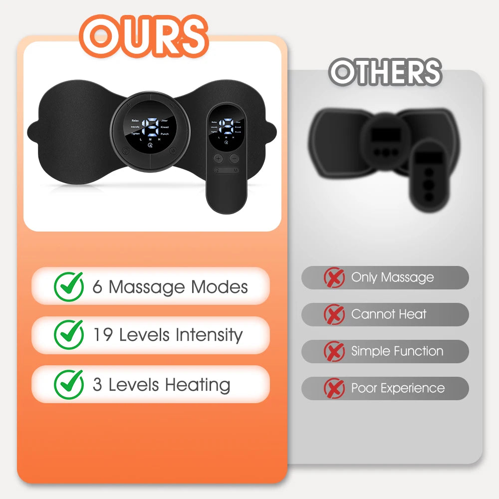 Wireless EMS Heating Pulse Massager for Neck and Back Pain - 10