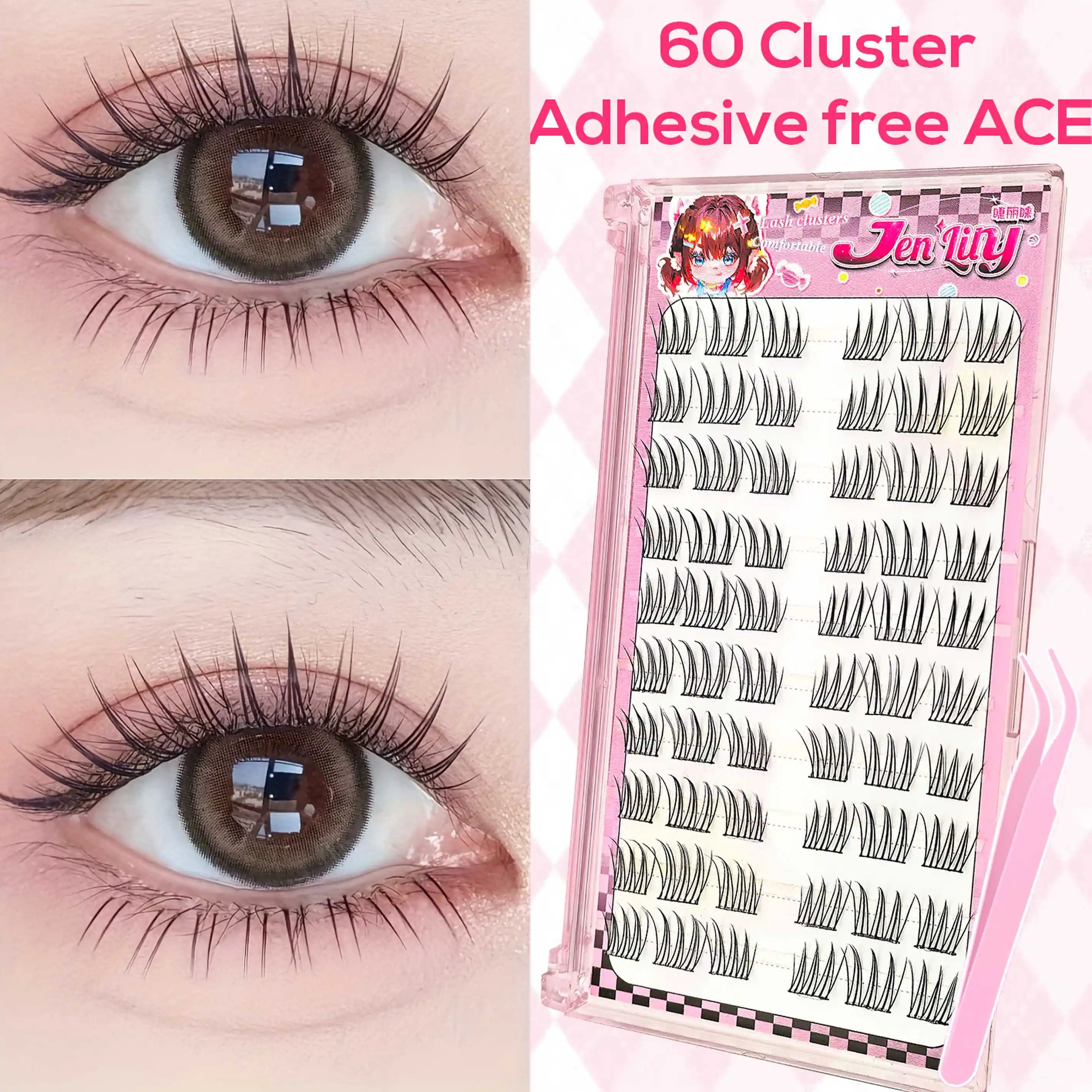 DIY Manga Style Cluster Lash Extension Kit - 1