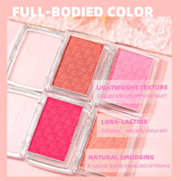 3D Embossed Powder Blush Palette for Radiant Cheeks