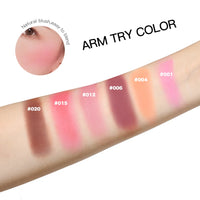 Matte Embossed Blush Palette for Natural Cheek Color