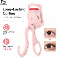 Electric Heated Eyelash Curler for Long-Lasting Natural Lashes
