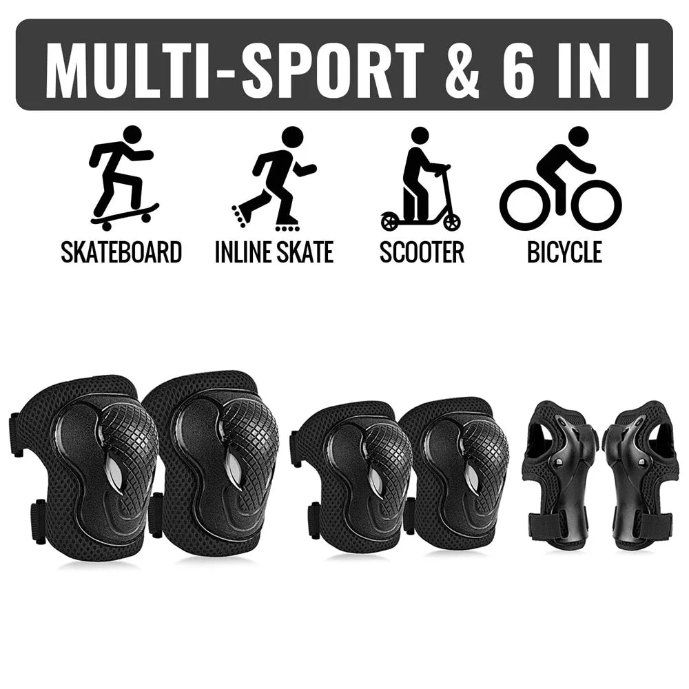 Protective Kids Knee and Elbow Pad Set for Sports - 13