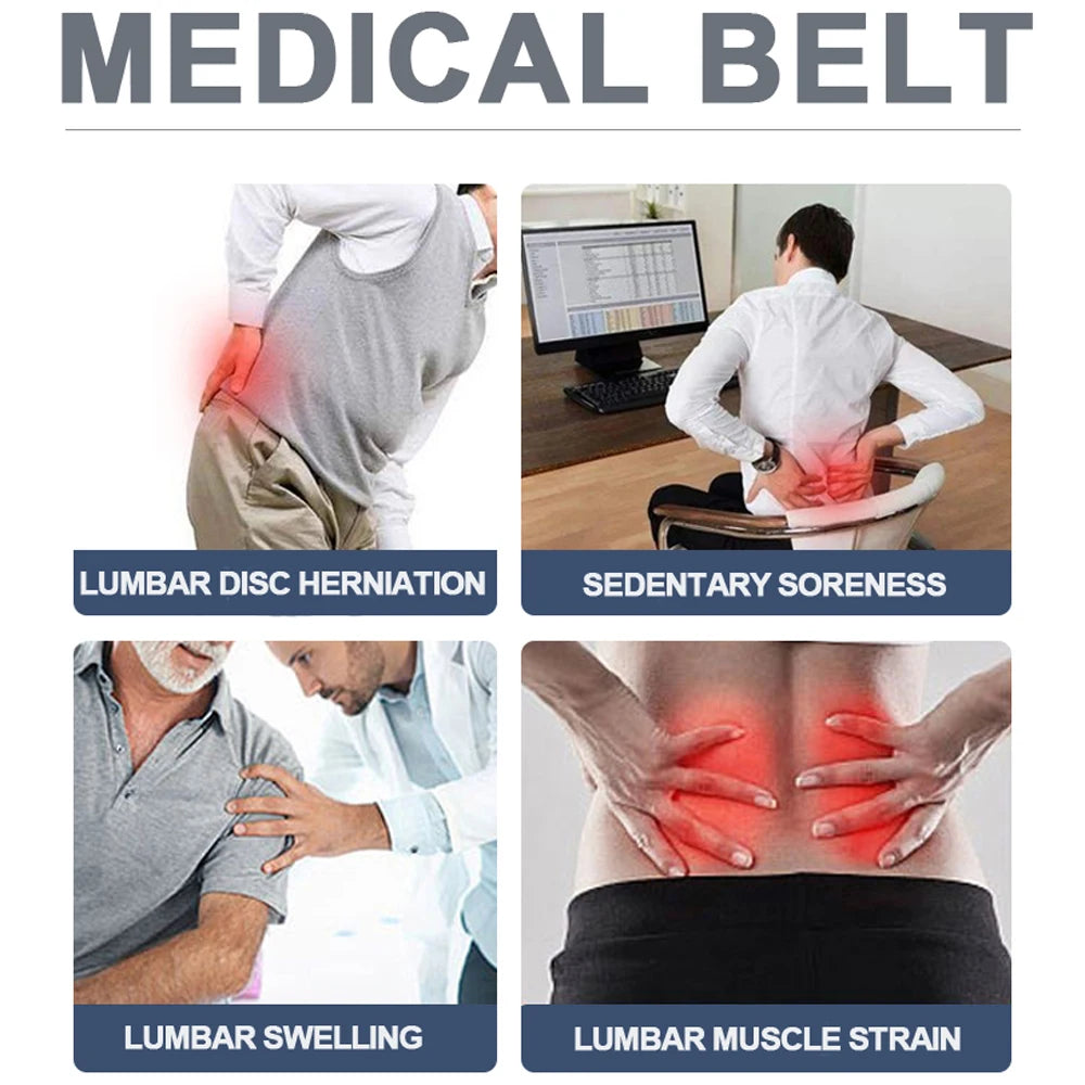 Adjustable Lower Back Support Brace for Heavy Lifting - 19