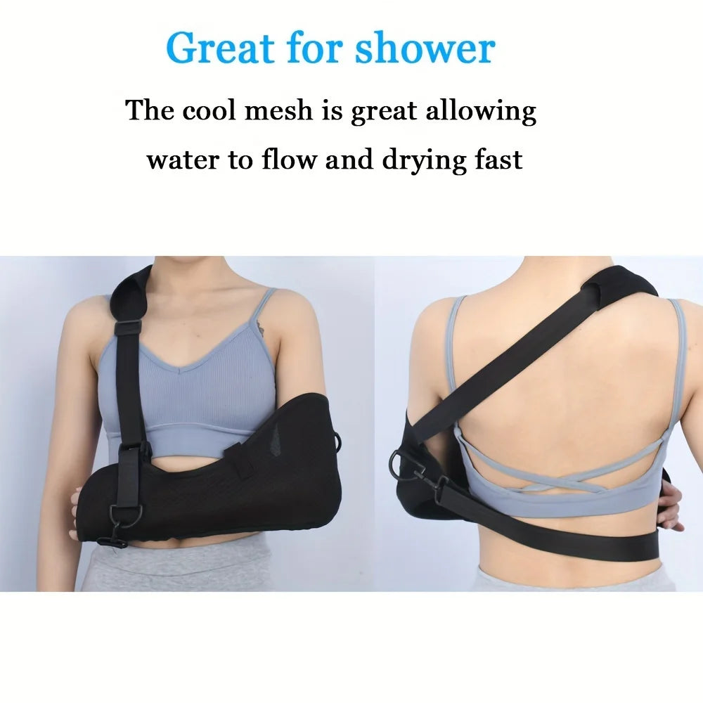 Adjustable Shoulder Immobilizer Sling for Rotator Cuff Support - 4