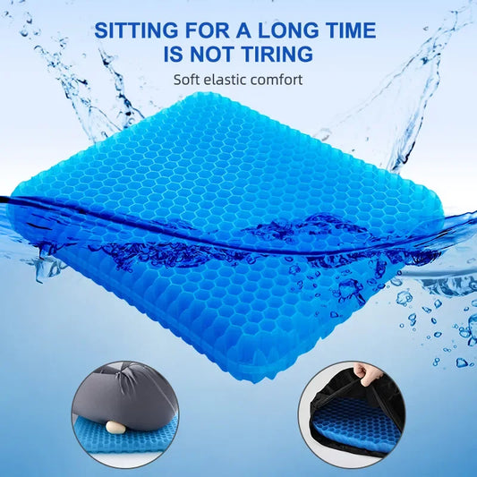 Orthopedic Honeycomb Gel Seat Cushion for Pain Relief