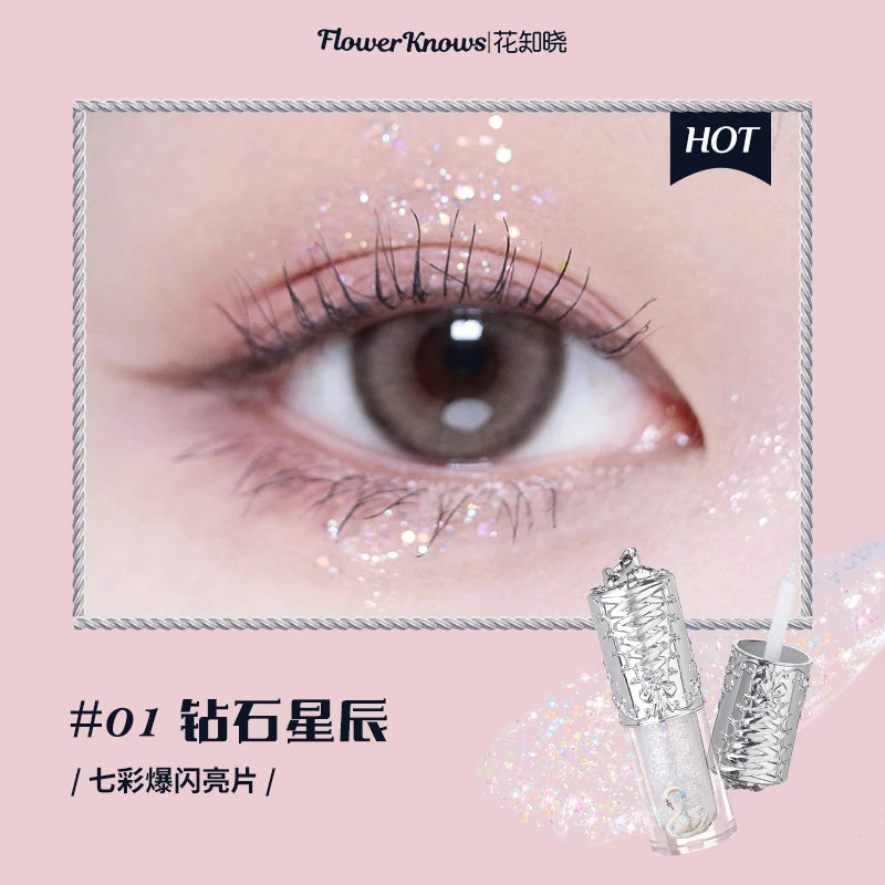 Long-Lasting Liquid Glitter Eyeshadow for Shimmering Eye Makeup - 35