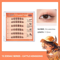 No-Glue DIY Segmented False Eyelashes